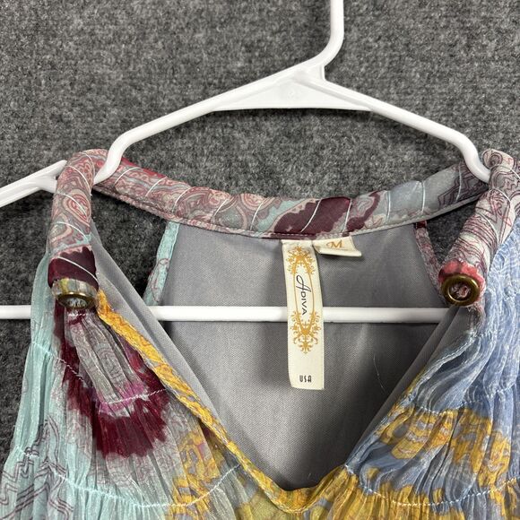 Adiva Top Blouse Womens Size M Hippie Ethereal Boho Festival Fairy - Picture 5 of 10